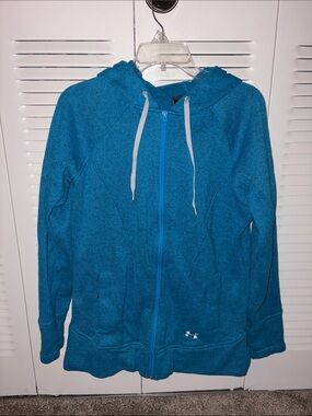 Under Armour Women's Teal Zip-Up Hoodie Jacket